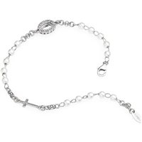 Bracciale Amen Donna Rosari in Argento Perla BROBBZ-M3
